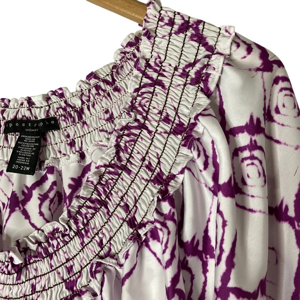 Aeropostale Geometric Abstract Blouse 20-22W - Picture 2 of 9
